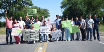 En su día, los enfermeros de la Colonia se manifestaron contra la reforma laboral de salud