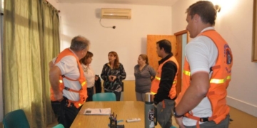 La diputada Alicia Gutiérrez estuvo en Maciel para asistir a los inundados