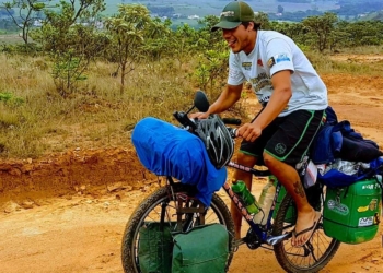 Experiencia única: un totorense recorrió 6 mil kilómetros en bicicleta por Brasil