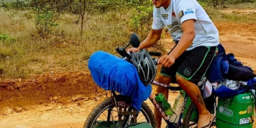 Experiencia única: un totorense recorrió 6 mil kilómetros en bicicleta por Brasil