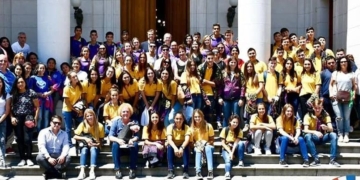 Escuelas secundarias de San Genaro participaron de Ciudadanos en el Senado