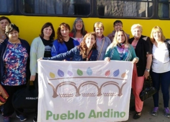 Mujeres de Andino se sumaron a la campaña de prevención contra el cáncer de mama