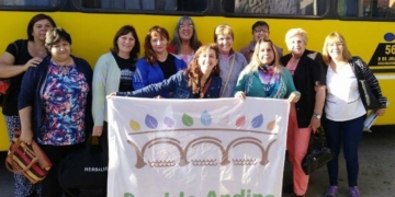 Mujeres de Andino se sumaron a la campaña de prevención contra el cáncer de mama