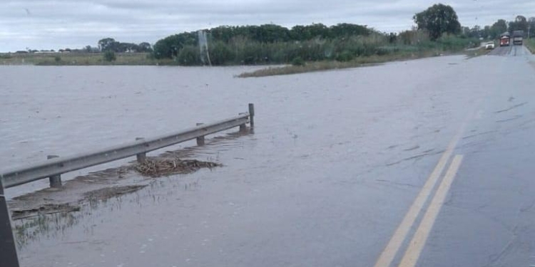 Temporal: corte total de la Ruta 34 a la altura de Larguía