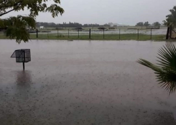 Importante cantidad de lluvia cayó este jueves en localidades de la región
