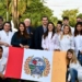 Alumnos de Monje presentaron la flamante bandera del departamento San Jerónimo