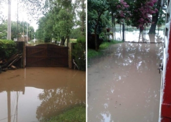 Totoras: vecinos anegados debieron ser asistidos tras el temporal