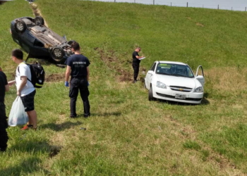 Dos vehículos protagonizaron un impactante accidente en autopista