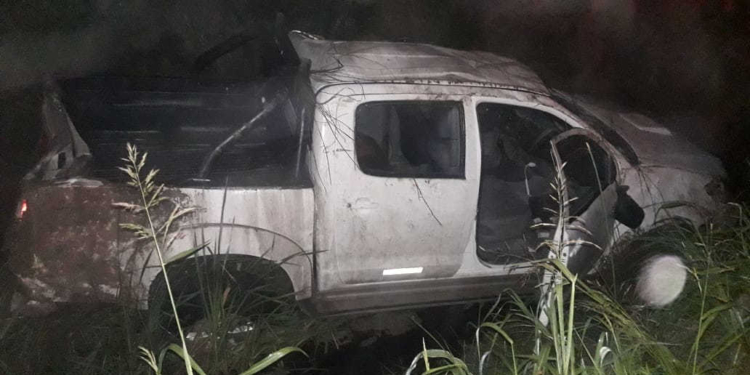 Un joven de Barrancas volcó camino a Puerto Aragón y fue trasladado al SAMCo