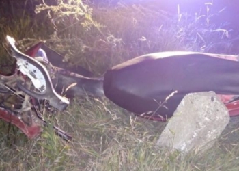 Un joven de Barrancas se accidentó con su moto sobre Ruta 11