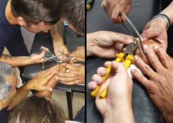 Bomberos realizaron una quirúrgica maniobra para ayudar a una joven