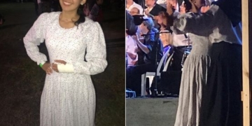 Rocio Piedrabuena volvió a bailar folclore sobre el escenario de Timbúes