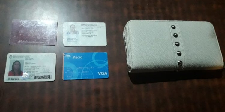 Recuperaron elementos robados y detuvieron a un menor en Oliveros