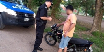Casi la mitad de las motos fueron retenidas en un control vehicular
