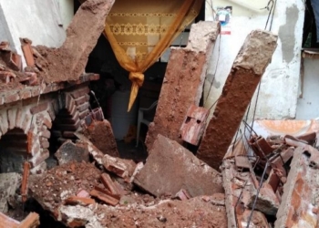 Totoras: se derrumbó el techo de una vivienda y de milagro no hubo heridos