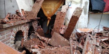 Totoras: se derrumbó el techo de una vivienda y de milagro no hubo heridos