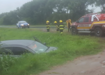 Despistó e impactó contra una alcantarilla en Ruta 34