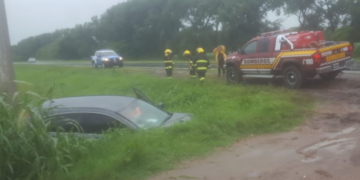 Despistó e impactó contra una alcantarilla en Ruta 34