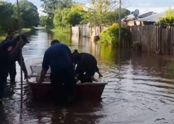 Bomberos Voluntarios de Totoras también se suman a la cruzada solidaria por los inundados