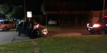 Dos vehículos protagonizaron un fuerte accidente