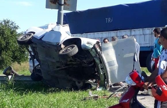 Un hombre murió tras un impresionante choque en Ruta 34