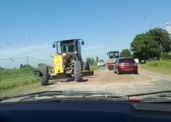 Gaboto: piden precaución al circular debido a trabajos sobre Ruta 95