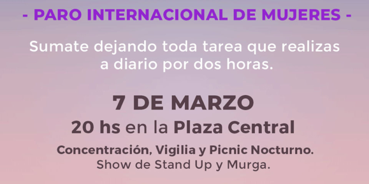 8M: Andino sumará actividades por el día de la mujer