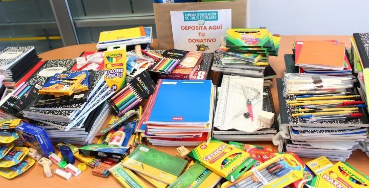 Comenzará en Andino una campaña de donación de útiles