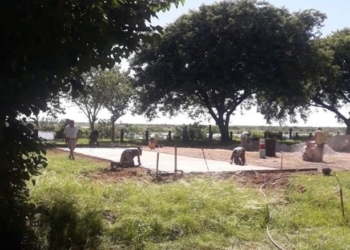 Comenzó la construcción del playón deportivo en Gaboto