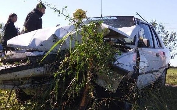 Un hombre resultó lesionado tras un despiste en Ruta Provincial 65