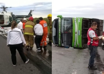 Decenas de héroes trabajaron en lo que pudo ser una tragedia en autopista