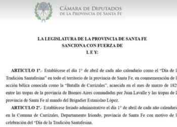 Declararon el «Día de la Tradición Santafesina» por una batalla librada en Clarke
