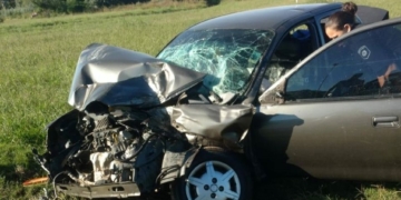 Violento choque en el cruce de rutas 34 y 65: buscan a un perrito