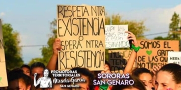 Con el lema «Nosotras paramos» se realizará una movilización en San Genaro