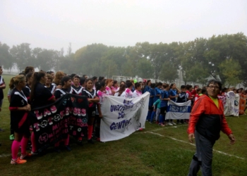 Las chicas de la región jugaron la primera y segunda fecha de la Liga “Evita”