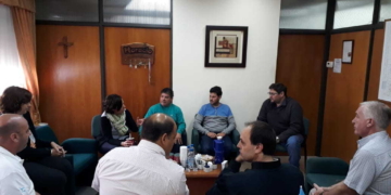 Por una campaña limpia: Carnevali recibió a los candidatos de Totoras