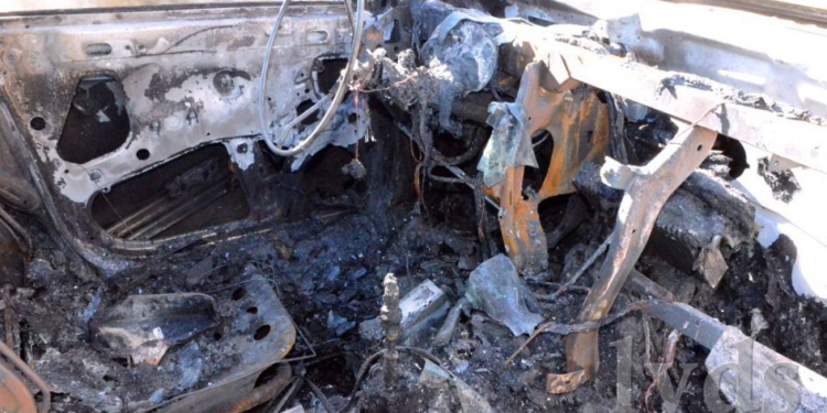 Hallaron incendiado el auto robado en una entradera en Totoras