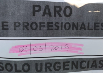 Los profesionales de la salud iniciaron un paro por 24 horas