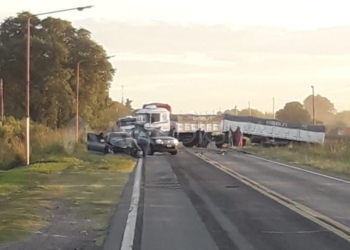 Impactante accidente en Ruta 11: un conductor herido