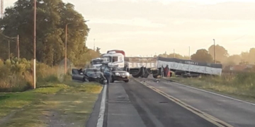 Impactante accidente en Ruta 11: un conductor herido