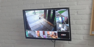 Pioneros: escuela macielense estrenó su sistema de videovigilancia