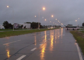 Agua y árboles caídos complican la circulación en las rutas