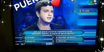 Gaboto tuvo su momento en el prime time de la TV Argentina