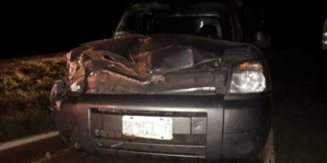 Maciel: un utilitario impactó contra un camión en autopista