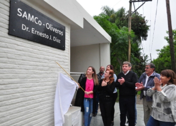 El SAMCo de Oliveros recibió  el nombre del prestigioso médico «Dr. Ernesto Diaz»