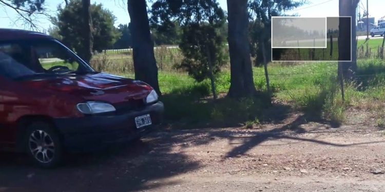 Descubrió y filmó a los ladrones que escapaban tras robar en su casa