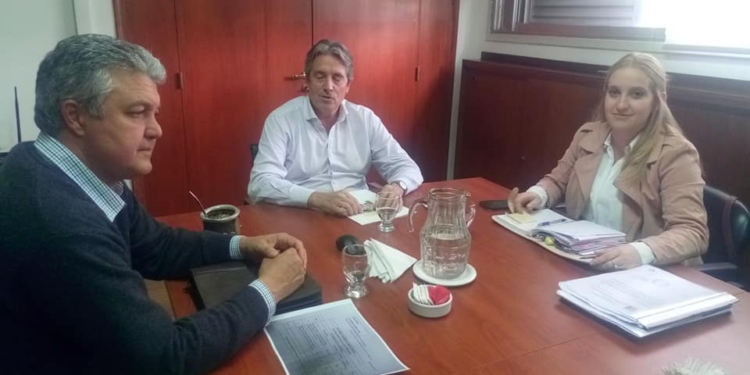 Garibay y Marconcini se reunieron para avanzar con el proyecto de ripiado en San Genaro