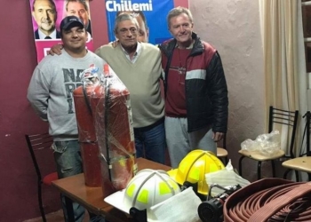 El futuro cuartel de Bomberos Voluntarios de Maciel recibió las primeras donaciones