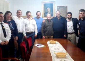 La Comisión de Bomberos de Maciel recibió a autoridades para asesoramiento