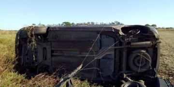 Volcó el cantante de Los Lirios entre Monje y Barrancas